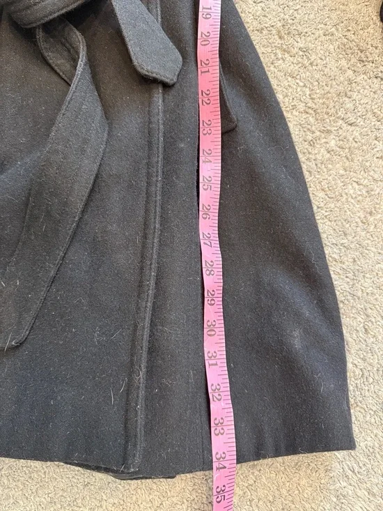 London Fog | Double-Breasted Wool Blend Trench Coat - Picture 8 of 11